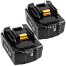 2 Pack 6.0AH Battery For Makita 18V for LXT BL1860 BL1840 BL1830 BL1850 Li-Ion