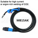 ✅Welding Torch Gun Gas Shielded Binzel Euro Connector 4M AU