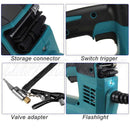 For Makita 18V Electric Car Tyre Inflator Pump Tire Air Compressor Pump Cordless