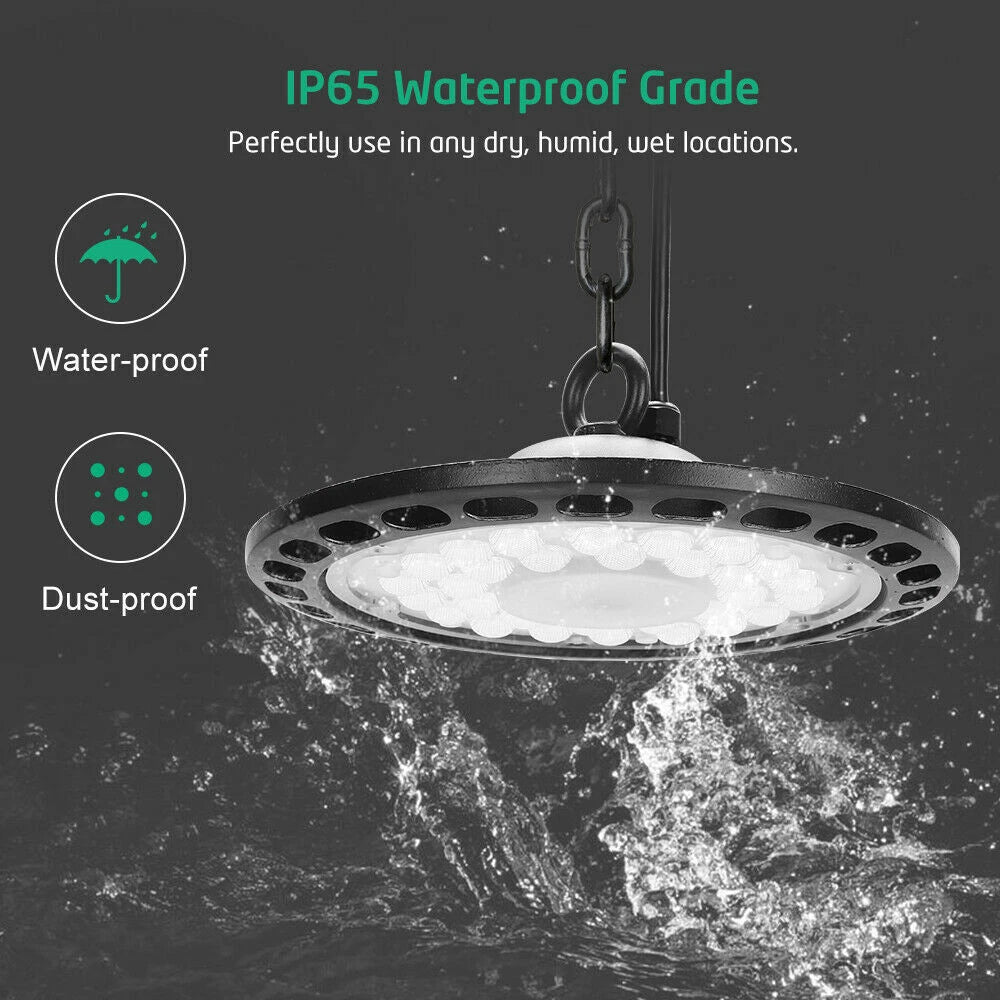 High Low Bay LED Lights 300W UFO Industrial Workshop Warehouse Factory Lamp