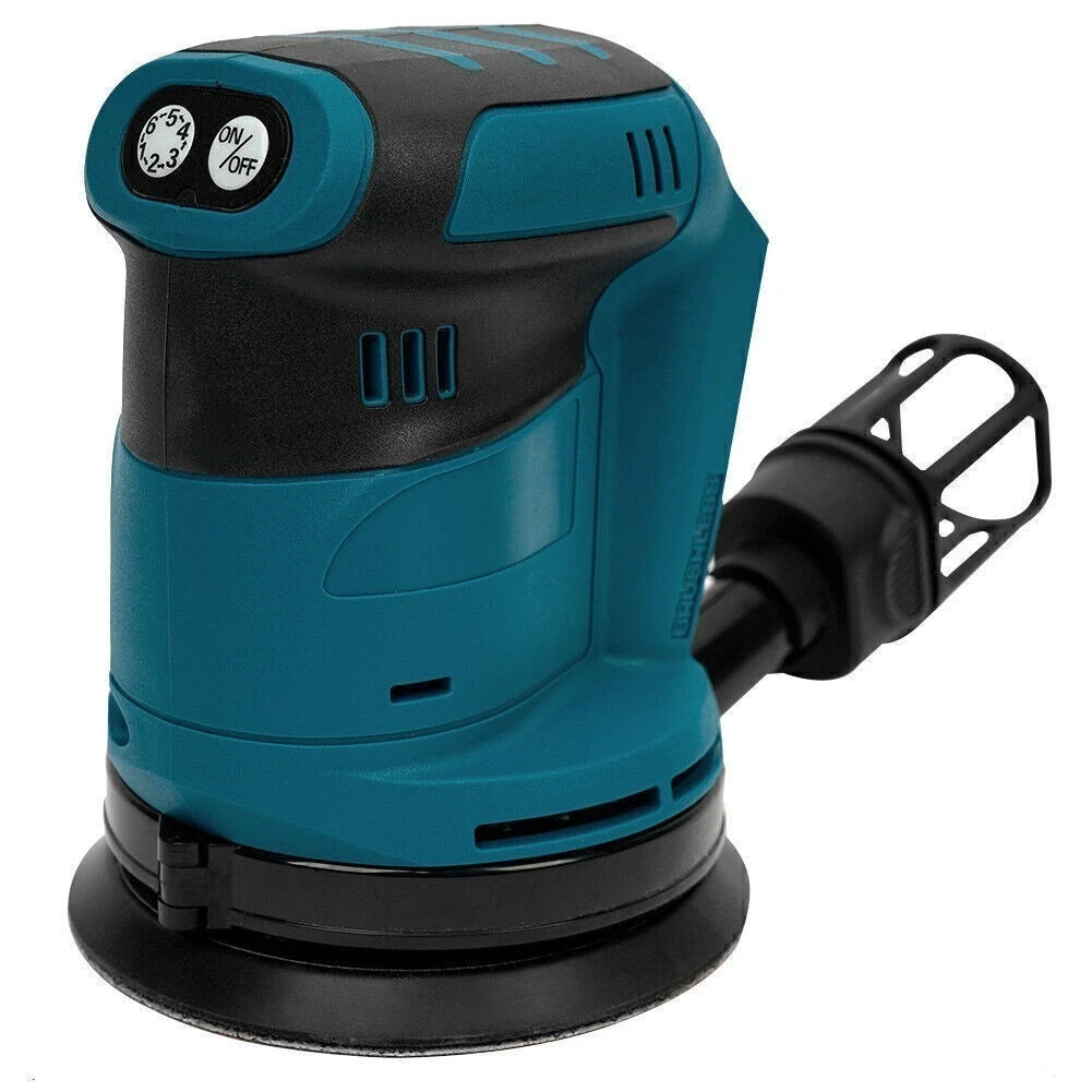 Brushless Cordless Random Orbital Sander Polisher 125mm For Makita 18v Battery