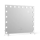 ✅Makeup Mirror 80x65cm Hollywood Vanity Mirrors w/ LED Light White Frame