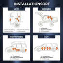 ✅8KW Diesel Air Heater 12V 24V bluetooth App LCD Remote W/ 110-240V Volt Adapter