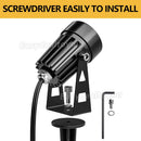 10X Garden Lights LED Spotlights Landscape Outdoor Waterproof 5W Floodlight 12V Cool Light