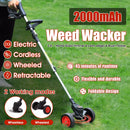 ✅Cordless Electric Grass String Trimmer Lawn Cutter Brush Mower Whipper Snipper