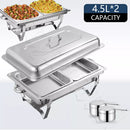 ✅4.5L  Food Warmer Bain Marie Food Warmer Buffet Warmer Chafing Dish