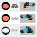 ✅Polisher Car Buffer Pad Electric Machine Tool Kit 6 Speed 1600W 240V 180mm 150mm