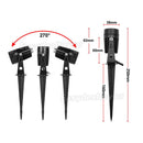 10X Garden Lights LED Spotlights Landscape Outdoor Waterproof 5W Floodlight 12V Warm Light