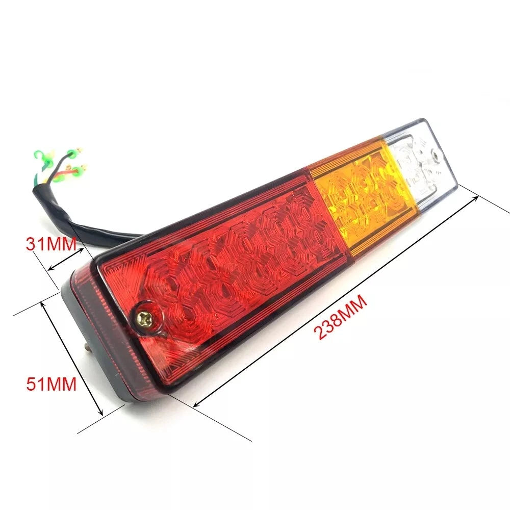 2x Trailer lights 20 LED STOP TAIL INDICATOR TRUCK CAMPER LIGHT UTE 4WD 12V-24V