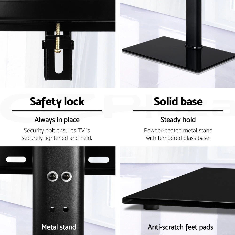 TV Stand with Mount Table Top Swivel Bracket Desktop 32 to 70 inch LED
