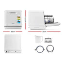 📦3 Place Benchtop Dishwasher Countertop Portable Dish Washer Cleaner