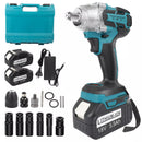 ✅Cordless Brushless Electric Impact Wrench Tool Set 1/2'' With 2X 5.5Ah Battery
