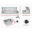 Commercial Food Warmer Bain Marie Electric Buffet Pan Stainless Steel