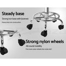 Round Salon Stool Swivel Barber Hair Dress Chair Hydraulic Lift PU Black