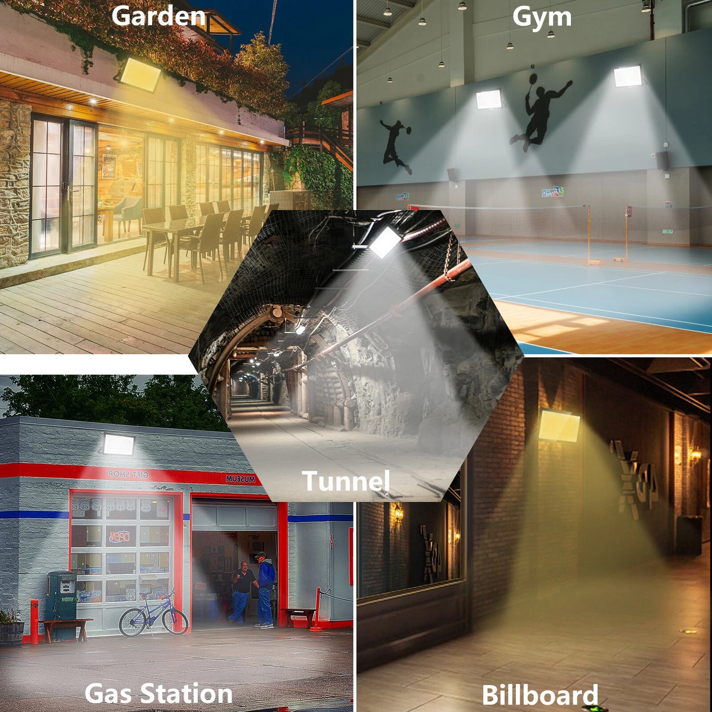 AU PLUG LED Flood Light 300W Outdoor Security Garden