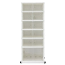 📦Foldable Shoe Storage Box 6 Tier 12 Pairs Stackable Organiser Entryway