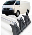 ✅3 X HEAVY DUTY ADJUSTABLE ROOF RACKS to suit Toyota Hiace LWB HIACE 2005-2019