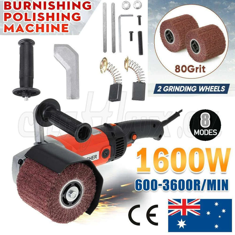Electric Burnishing Polishing Drawing Machine Drum Sander 2 Grinding W