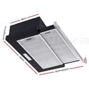 ✅600mm Range Hood 60cm Slide out Rangehood Kitchen Canopy Stainless Steel