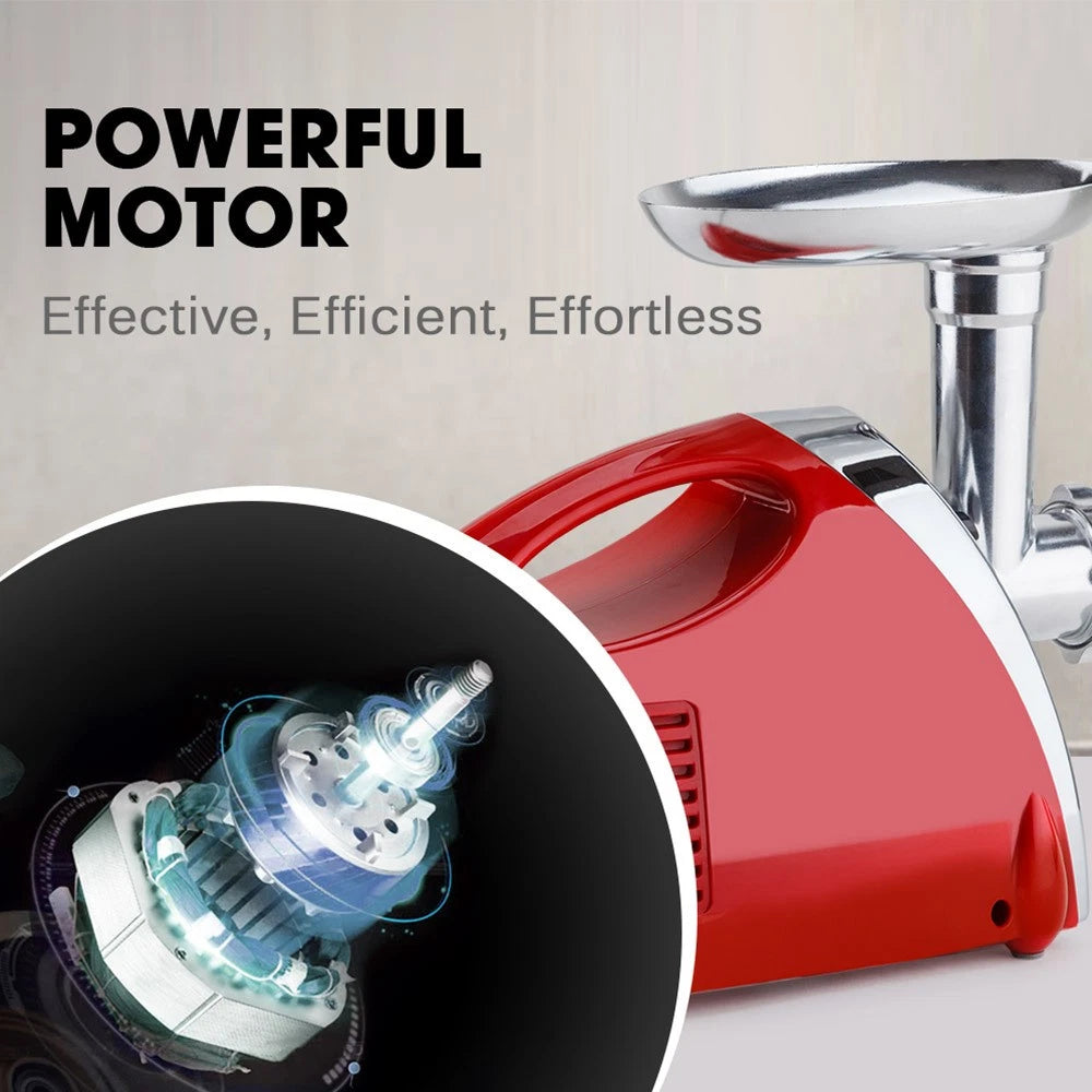 Electric Meat Grinder Stainless Steel Sausage Filler Mincer Kibbe Maker