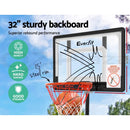 ✅Portable Basketball Stand System Hoop Height Adjustable Net Ring Kid