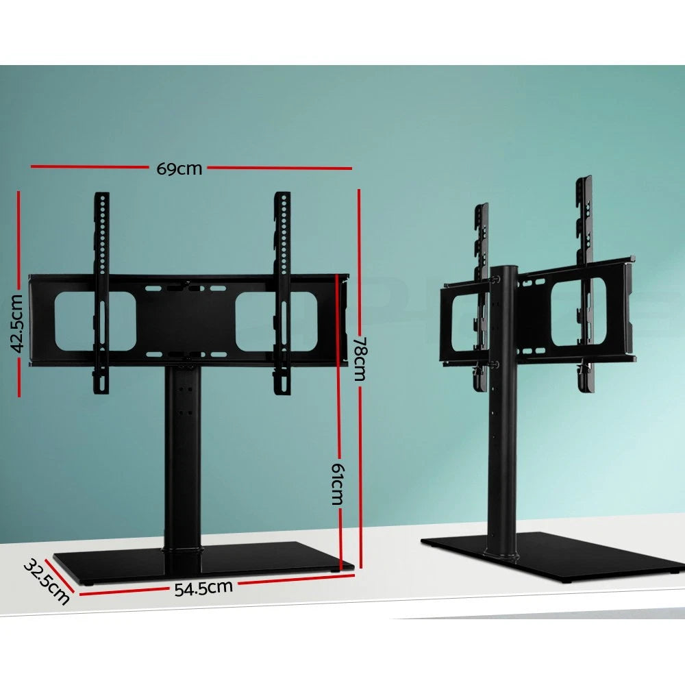 TV Stand with Mount Table Top Swivel Bracket Desktop 32 to 70 inch LED
