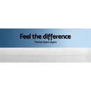 📦Bedding 16cm Mattress Tight Top Bed Medium Firm Bonnell Spring Single