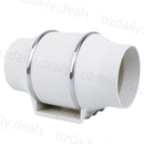 ✅6 Extractor Fan Duct Hydroponic Inline Exhaust Vent Industrial+Remote New