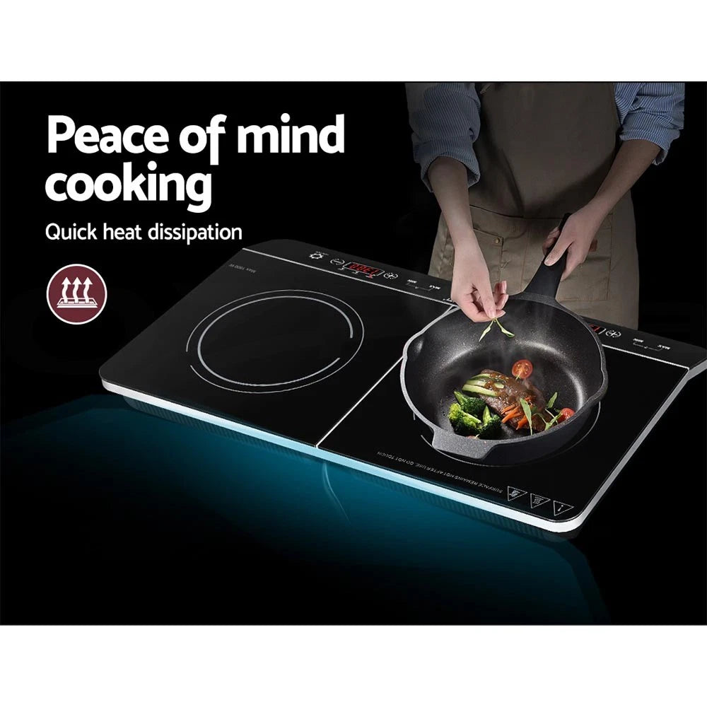 Electric Induction Cooktop 60cm Portable Kitchen Ceramic Glass Cooker