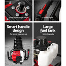 ✅Post Hole Digger Petrol Extension Drill Fence Borer 200mm Auger Bits