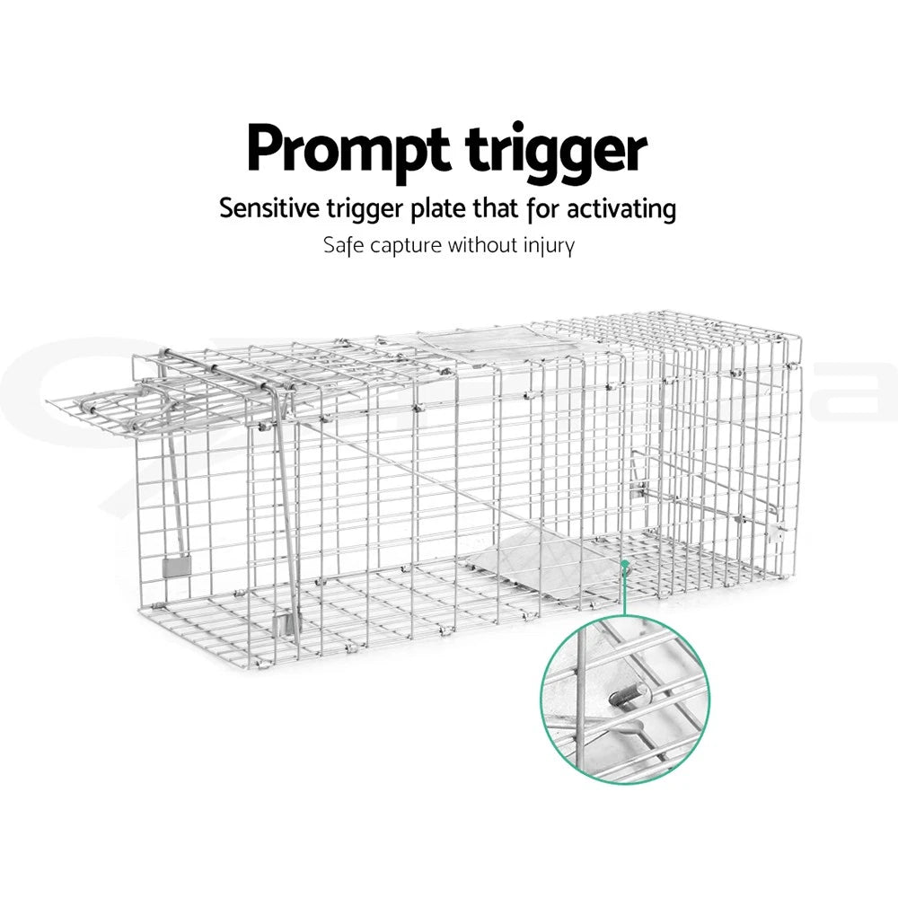 Animal Trap Humane Possum Cage Live Animal Safe Catch Rabbit Cat Hare