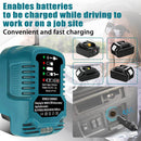 Car Charger for Makita 18V Battery Cigarette Lighter Plugs, 1/4 Size of DC18RC