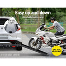 Motorcycle Motorbike Carrier Rack 2"Towbar Arm Rack Dirt Bike Ramp Steel