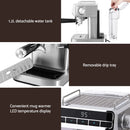 📦 20 Bar Coffee Machine Espresso Maker Milk Frother Cappuccino Latte Cafe