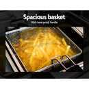 Commercial Electric Deep Fryer 10L Basket Chip Cooker Stainless Steel