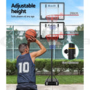 ✅Portable Basketball Stand System Hoop Height Adjustable Net Ring Kid