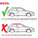 ✅1.6M Aluminium Alloy Car 4WD 4x4 Roof Rack Basket Cargo Luggage Carrier Box Bar