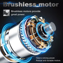 ✅Cordless Brushless Electric Impact Wrench Tool Set 1/2'' With 2X 5.5Ah Battery