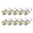 ✅10 x White T10 194 168 SMD 5050 LED Car Wedge Tail Side Parking Light Globe 12V