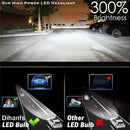 ✅H4 9003 2000W 300000LM 4 SIDE LED Headlight kit Lamp Bulbs Globes High Low Beam