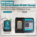 Car Charger for Makita 18V Battery Cigarette Lighter Plugs, 1/4 Size of DC18RC