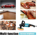 ✅Polisher Car Buffer Pad Electric Machine Tool Kit 6 Speed 1600W 240V 180mm 150mm