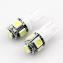 ✅10 x White T10 194 168 SMD 5050 LED Car Wedge Tail Side Parking Light Globe 12V
