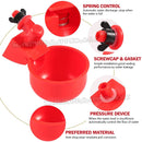 ✅10 Automatic Chicken Water Cup Waterer Poultry Drinking Bowl Feeder Drinker Tool
