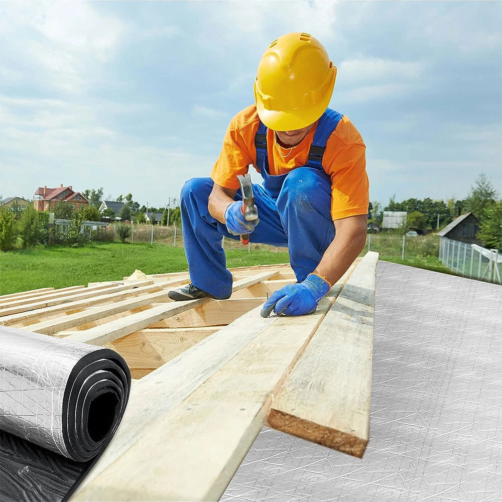 10sqm Sound Deadener Heat Proof Insulation Noise Proofing Foam Car Auto Shield