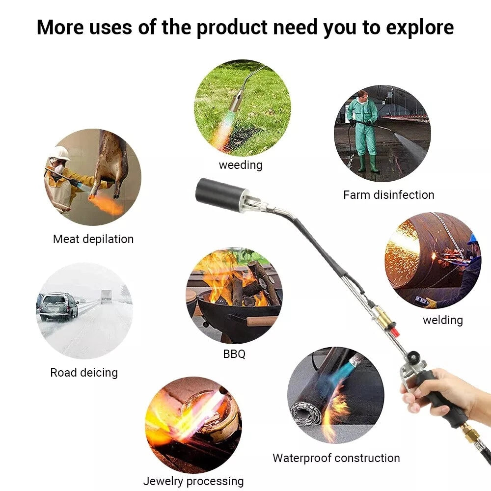 Propane Weed Torch with 2m Hose, 500,000 BTU