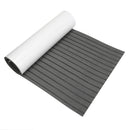 ✅240×90cm Boat Decking EVA Foam Sheet Marine Yacht Teak Flooring Carpet Dark Grey