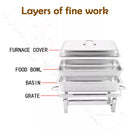 ✅4.5L  Food Warmer Bain Marie Food Warmer Buffet Warmer Chafing Dish