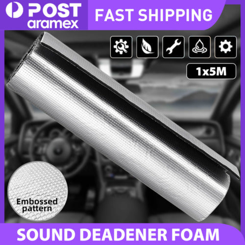 10sqm Sound Deadener Heat Proof Insulation Noise Proofing Foam Car Auto Shield