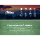 Double Camping Shower Toilet Tent Outdoor Portable Change Room Green